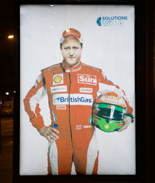 Illustration for article titled Paris Is Covered In Fake Ads That Mock the Climate Talks' Corporate Sponsors